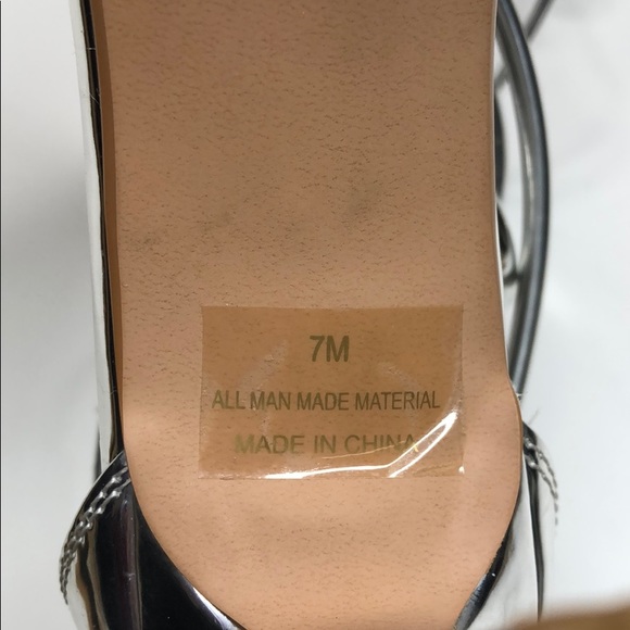 3 🟪 for $40 Tubular Mirrored Dress Sandal Gianni Bini EUC 7 - Picture 8 of 9